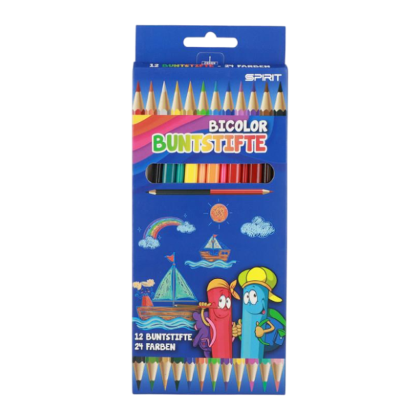 Drvene boje SPIRIT duo 12kom 0