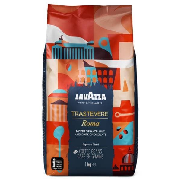 Espresso kafa LAVAZZA Trastevere Roma u zrnu 1kg 0