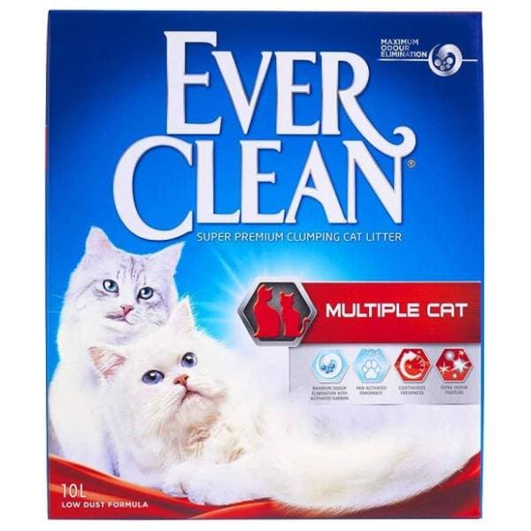 EVERCLEAN Multiple cat grudvajući posip za više mačaka 10l 0