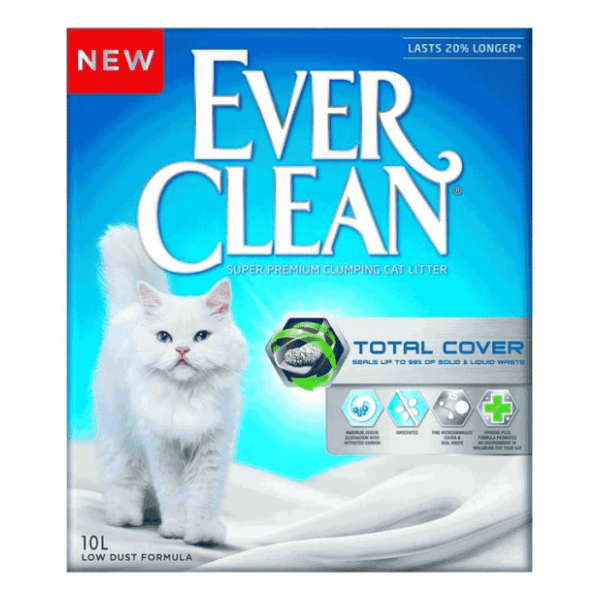 EVERCLEAN Total cover mineralni posip za mačke 10l 0