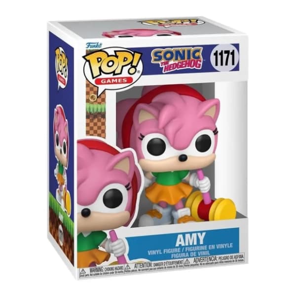 Figura Amy Rose with Piko hammer Sonic The Hedgehog FUNKO 0