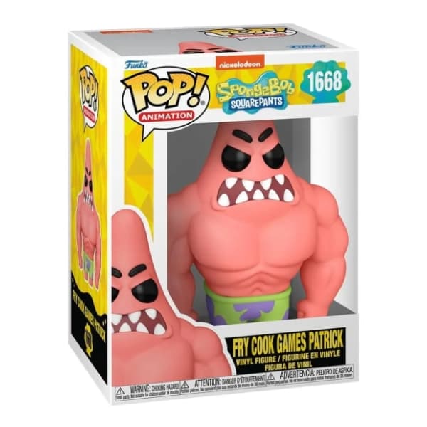 Figura Patrick Fry Cook Games Spongebob Squarepants FUNKO 0