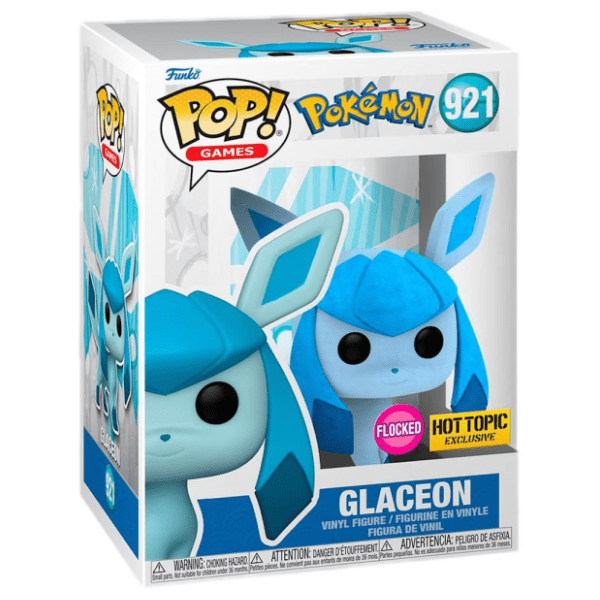 Figura Glaceon Flocked Pokemon FUNKO 0