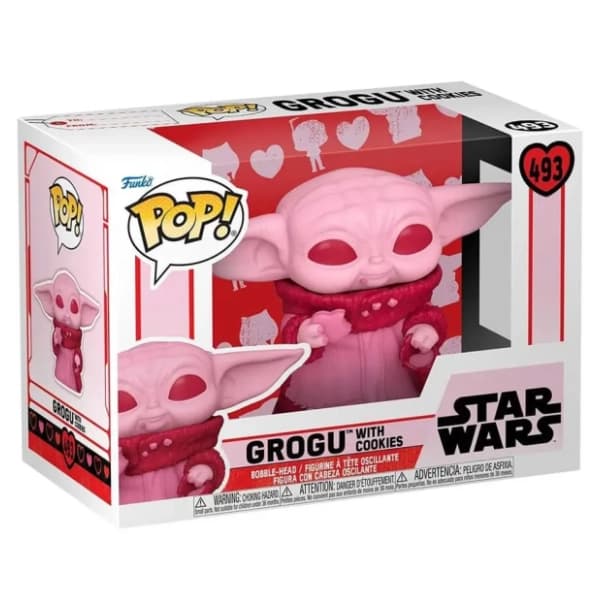 Figura Grogu with cookies Star Wars Valentines FUNKO 0