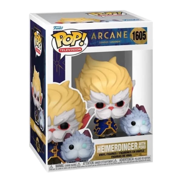 Figura Heimerdinger with Poro Arcane League Of Legends FUNKO 0