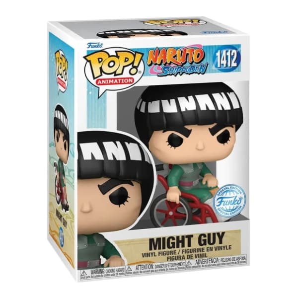 Figura Might Guy white chrome Naruto Shippuden FUNKO 0