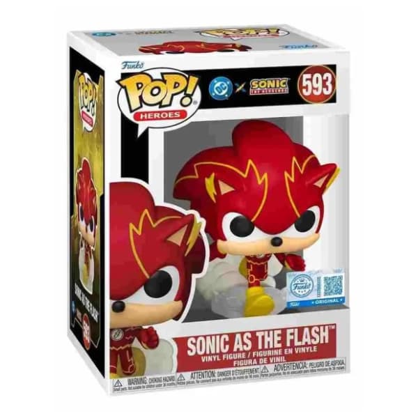 Figura Sonic as the flash Dc X Sonic The Hedgehog FUNKO 0