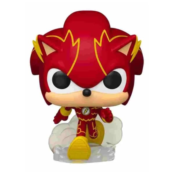 Figura Sonic as the flash Dc X Sonic The Hedgehog FUNKO 1