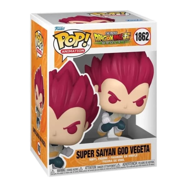 Figura Super Saiyan God Vegeta Dragon Ball FUNKO 0
