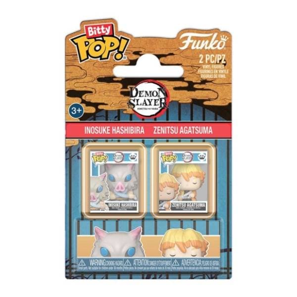 Figure Bitty Inosuke And Zenitsu Demon Slayer FUNKO 0