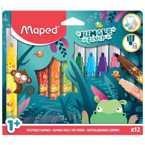 Flomasteri MAPED jungle max 12kom 0