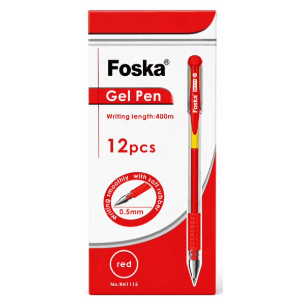 Gel olovka FOSKA crvena 1kom 0