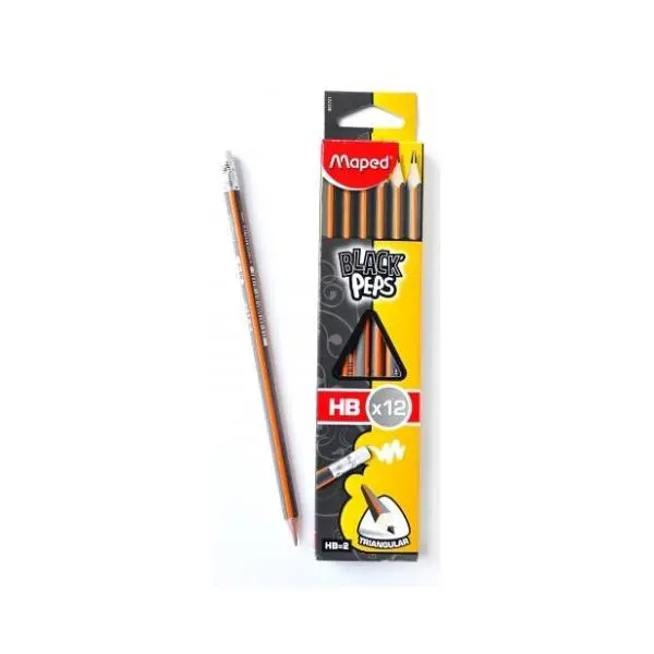 Grafitna olovka sa gumicom MAPED black peps 1kom 0