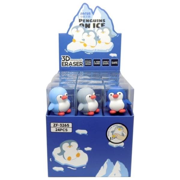 Gumica YALONG penguins on ice 3D 1kom 0