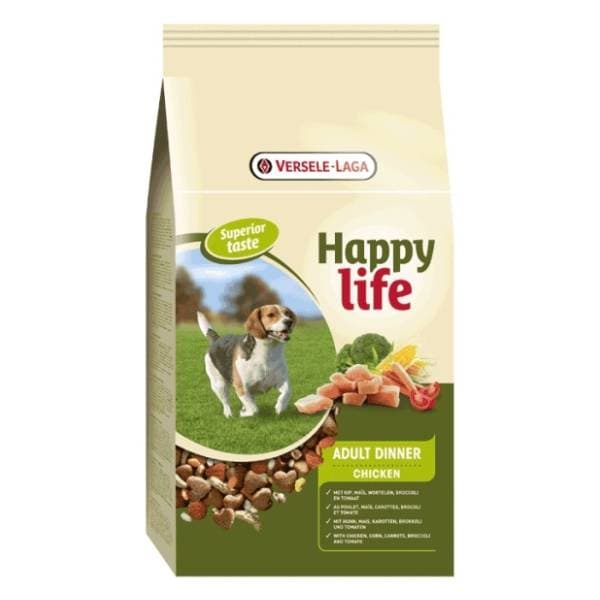 HAPPY LIFE Adult dinner hrana za pse piletina 15kg 0