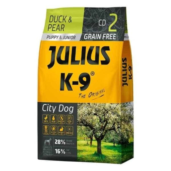 JULIUS K-9 Puppy & junior hrana za pse pačetina kruška 10kg 0