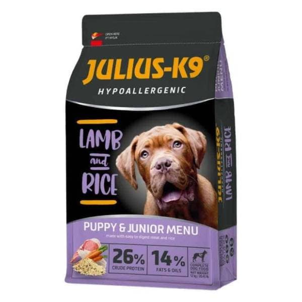 JULIUS K-9 Puppy & junior hypoallergenic jagnjetina 12kg 0