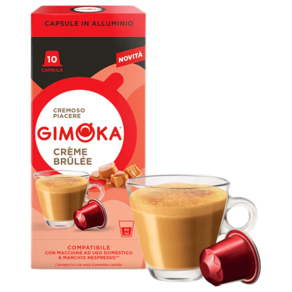 Kapsule GIMOKA Crem brule in alluminio 10kom 0