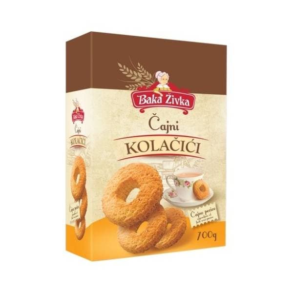 Keks BABA ŽIVKA čajni kolutići 700g 0
