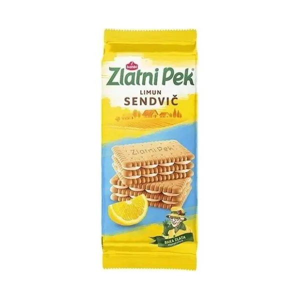 Keks ZLATNI PEK limun sendvič 144g 0