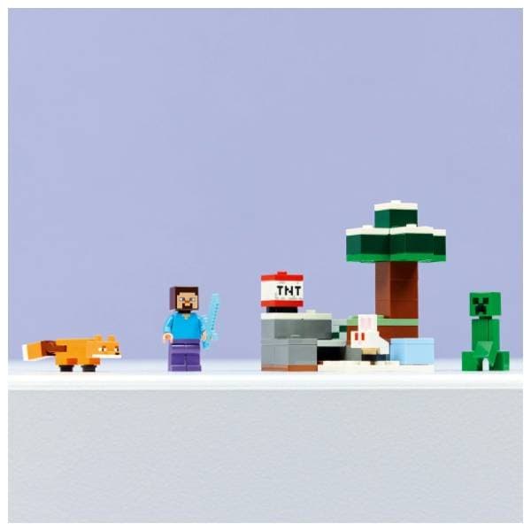 LEGO Minecraft Stivova avantura u tajgi 21583 2