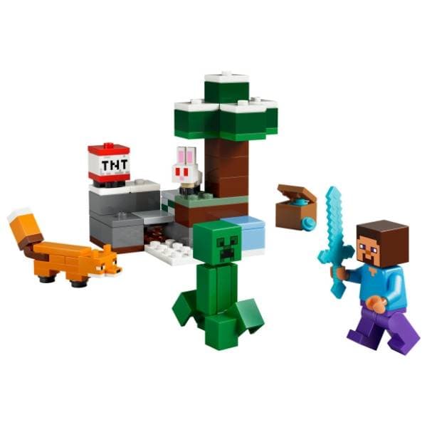 LEGO Minecraft Stivova avantura u tajgi 21583 1