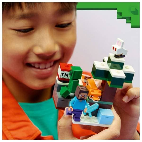 LEGO Minecraft Stivova avantura u tajgi 21583 4