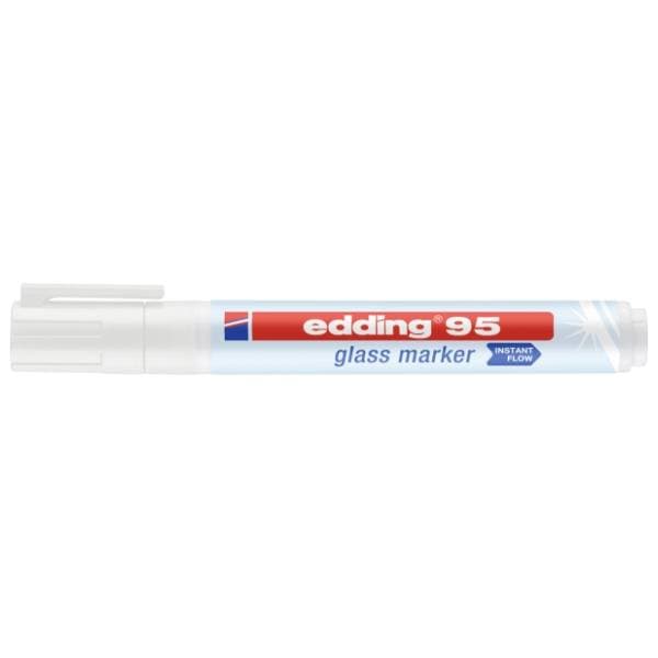 Marker EDDING za staklenu tablu E-95 1.5-3mm beli 1kom 0