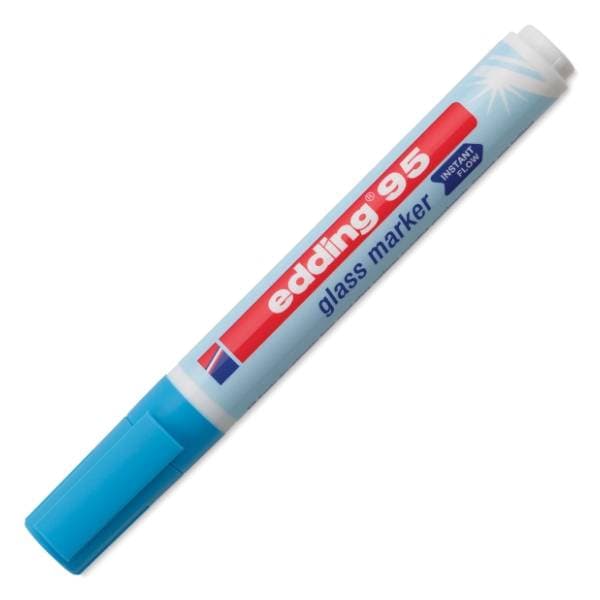 Marker EDDING za staklenu tablu E-95 1.5-3mm svetloplavi 1kom 0