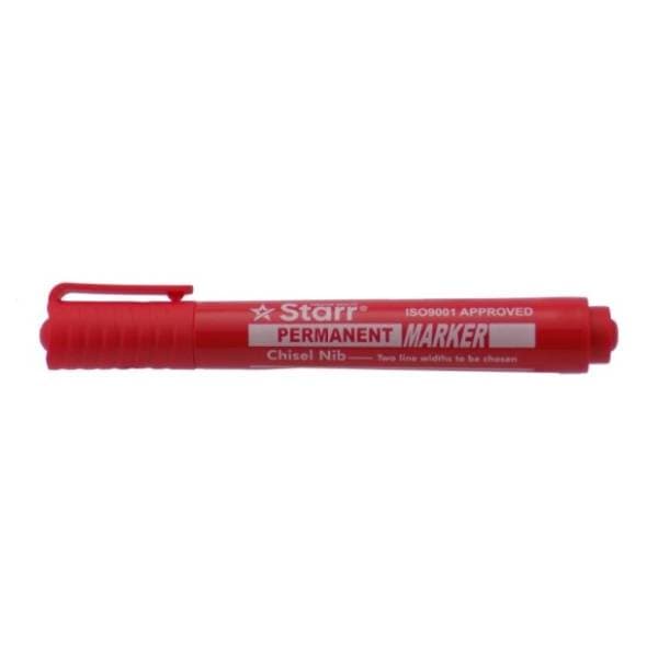 Marker STARR sa kosim vrhom crveni 1kom 1