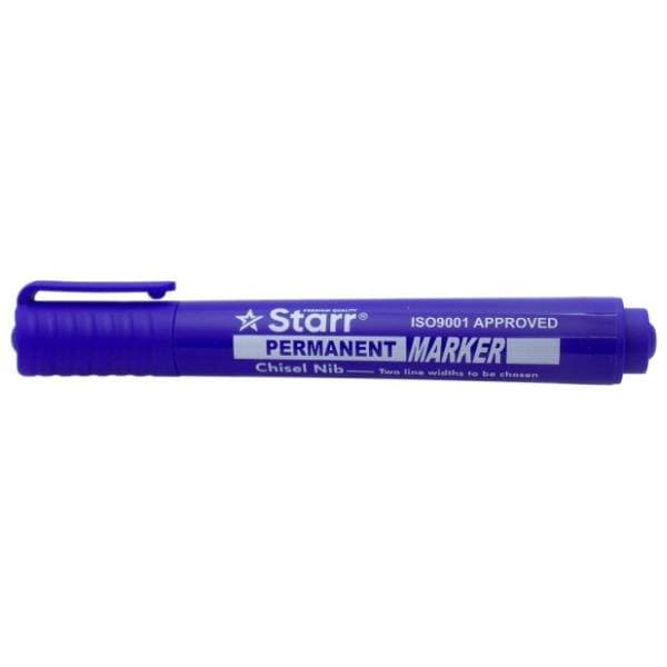 Marker STARR sa kosim vrhom plavi 1kom 0