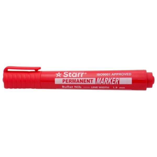 Marker STARR sa oblim vrhom crveni 1kom 0