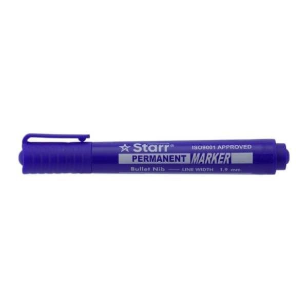 Marker STARR sa oblim vrhom plavi 1kom 0