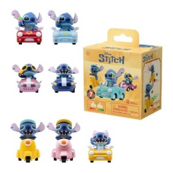 Mini figura Lilo And Stitch Pullback Vehicles Blind HERO BOX 1