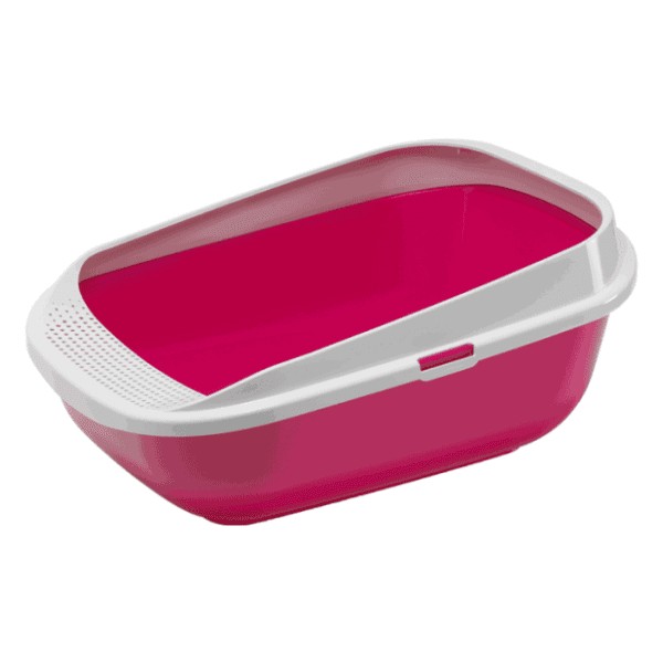MODERNA Large comfy cat posuda za posip sa ramom roze 0