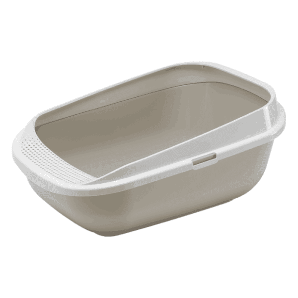 MODERNA Large comfy cat posuda za posip sa ramom siva 0