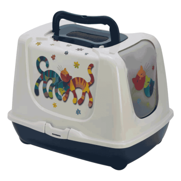 MODERNA Trendy cat friends forever toalet sa filterom plavi 0