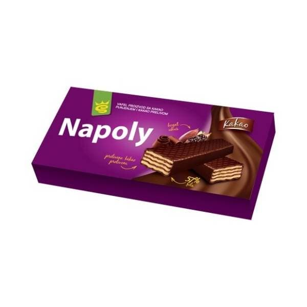 Napolitanke SO TASTY Napoly kakao preliv 200g 0