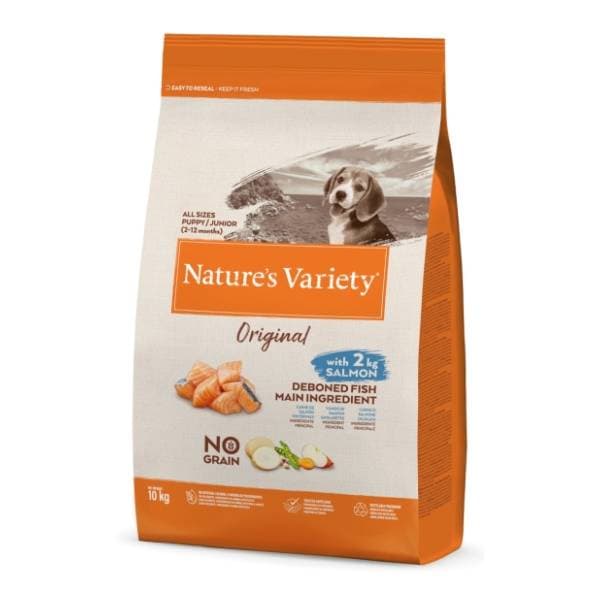 NATURES VARIETY Original gain free hrana za pse losos 10kg 0