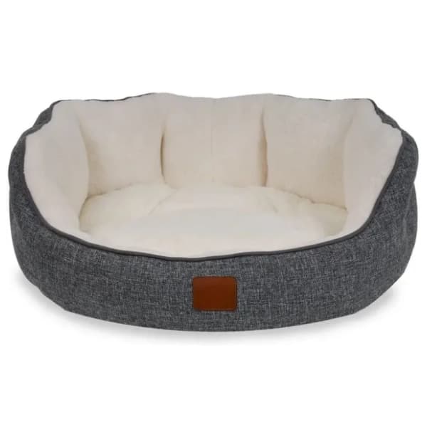 PAWS & WHISKERS Coco krevet za ljubimce 45×50×10cm sivo beli 0
