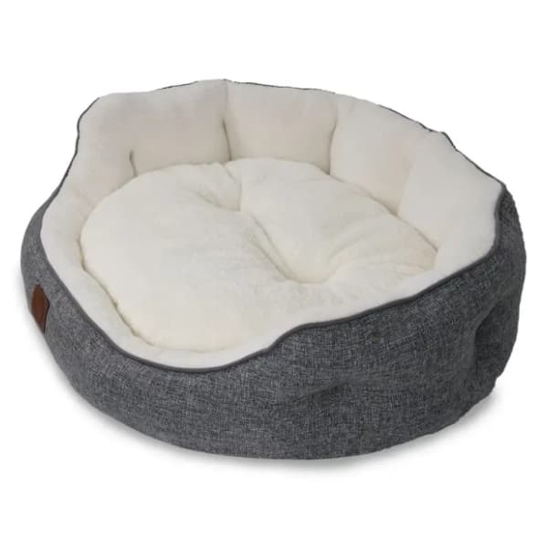 PAWS & WHISKERS Coco krevet za ljubimce 45×50×10cm sivo beli 1