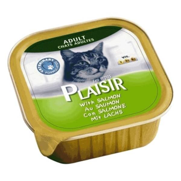 PLAISIR Adult pašteta za mačke losos 100g 0
