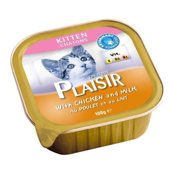 PLAISIR Kitten pašteta za mačke 100g 0