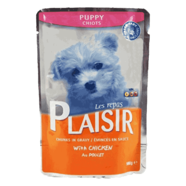 PLAISIR Puppy sos za pse piletina 100g 0