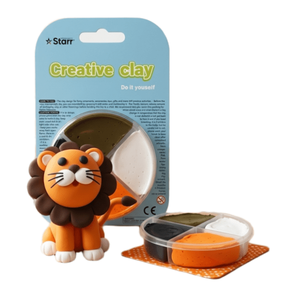 Plastelin STARR Clay set lav 4 boje 63g 0