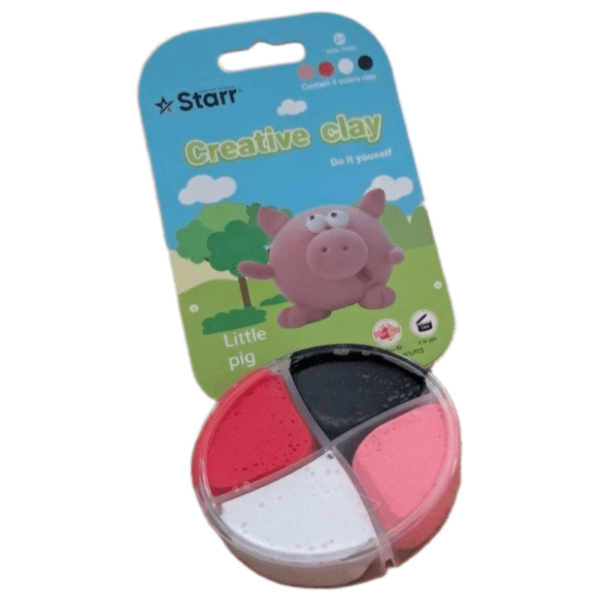 Plastelin STARR Clay set prase 4 boje 63g 0