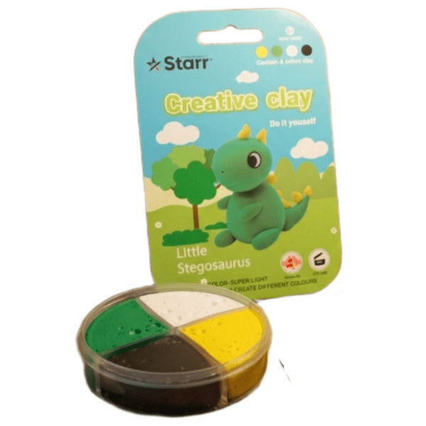 Plastelin STARR Clay set zmaj 4 boje 63g 0