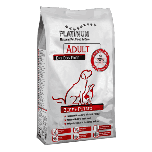 PLATINUM Adult hrana za pse govedina i krompir 5kg 0