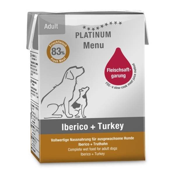 PLATINUM Dog menu hrana za pse mangulica i ćuretina 185g 0