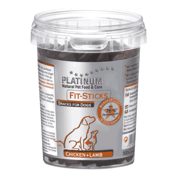 PLATINUM poslastica mesni štapići piletina i jagnjetina 300g 0